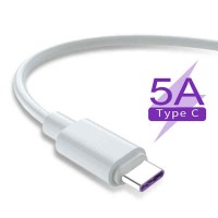 Кабель USB - Type-C OPPO Fast Charge/ 5A/ 1M/ полимер (белый)